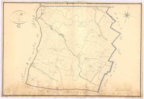 Campagne - Section D, dite de Junca, par Lagrolet géomètre