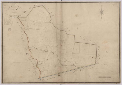Campagne - Section C, dite de la Tuilerie, par Lagrolet géomètre