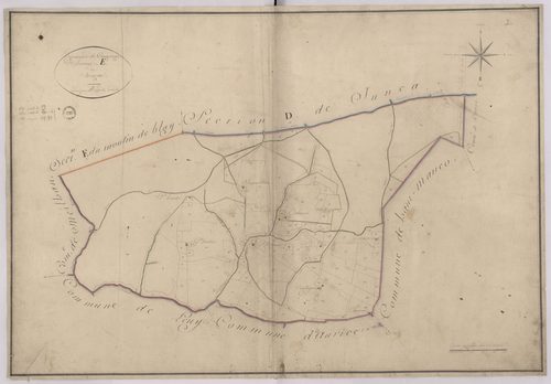 Campagne - Section E, dite de Bergosse, par Lagrolet géomètre