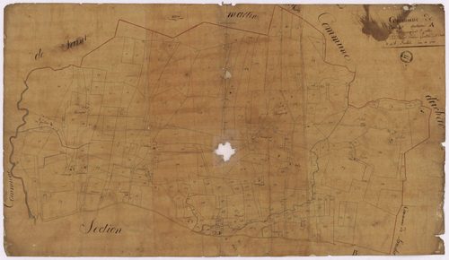 Campet-et-Lamolère - Section A, dite de Marquinat et de Cabiro, par Prèneron géomètre