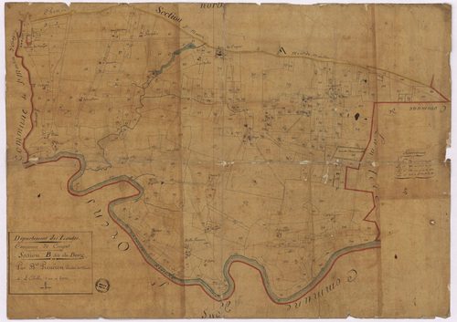 Campet-et-Lamolère - Section B, dite du Bourg, par Préneron géomètre