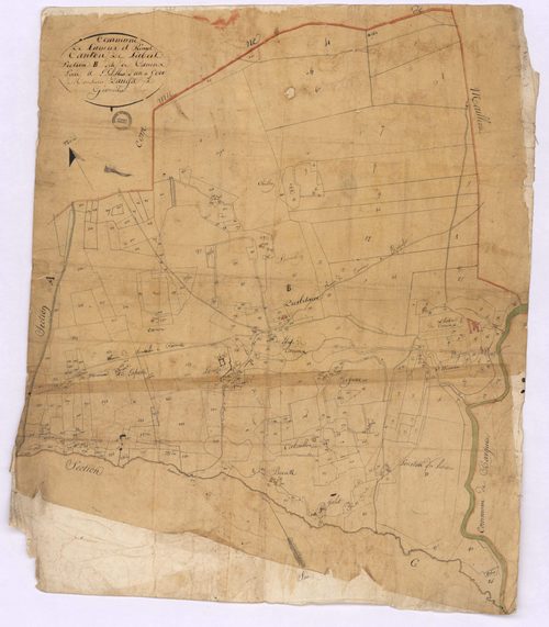Canenx-et-Réaut - Section B, dite de Canenx, par Dauga fils géomètre