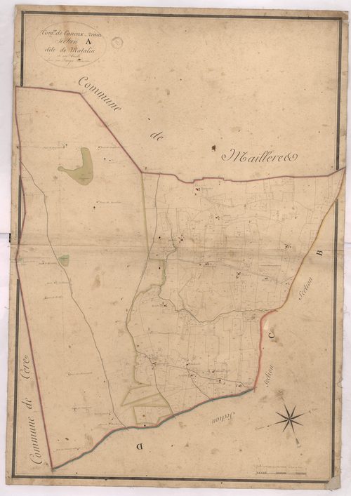 Canenx-et-Réaut - Section A, dite de Matalin, par Dauga géomètre