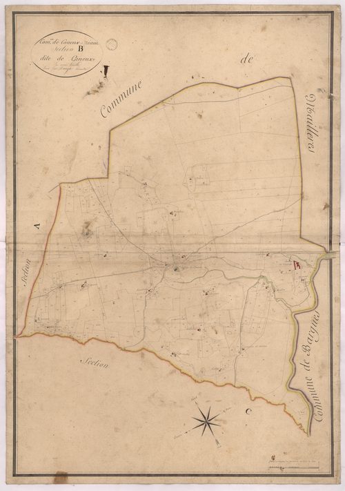 Canenx-et-Réaut - Section B, dite de Canenx, par Dauga géomètre
