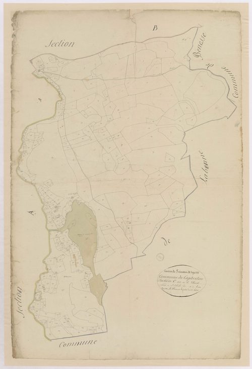 Capbreton - Section C, dite de la Pointe, par B. Prèneron géomètre