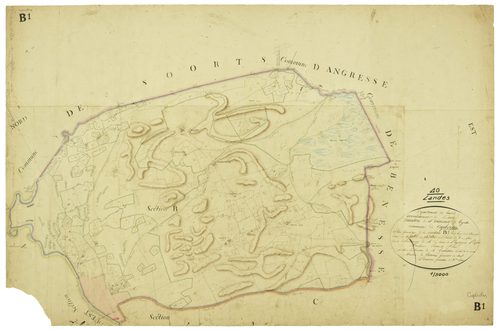 Capbreton - Section B, feuille 1