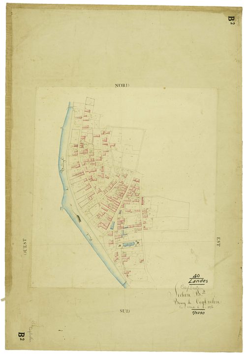 Capbreton - Section B, feuille 2
