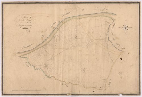 Carcarès-Sainte-Croix - Section A, dite de Sens, par Bernady géomètre