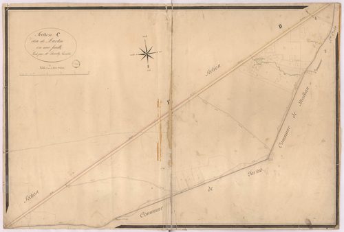 Carcarès-Sainte-Croix - Section C, dite de Martin, par Bernady géomètre