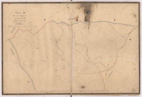 Carcarès-Sainte-Croix - Section D, dite de Statgiou, par Bernady géomètre