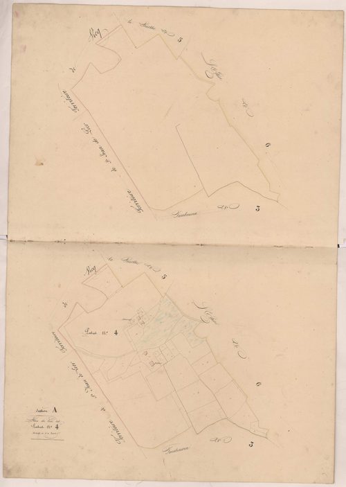 Cassen - Plan du lieu-dit Labat, n° 4