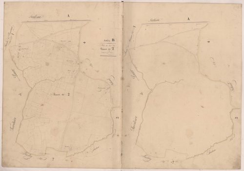 Cassen - Plan du lieu-dit Plassot, n° 2