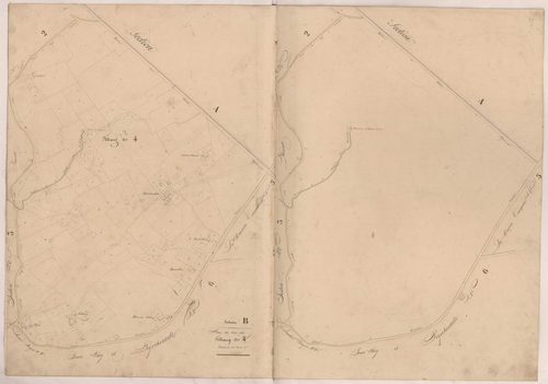 Cassen - Plan du lieu-dit Fillang, n° 4