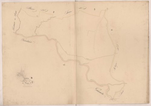 Cassen - Plan du lieu-dit Le Parguy, n° 7