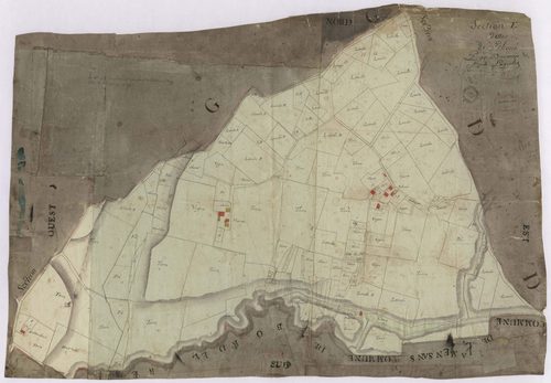 Castandet - Section E, dite de Péboué, par Ducamp et Lagrolet, géomètres