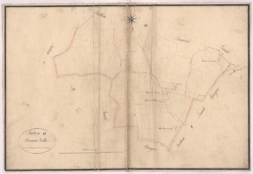 Castandet - Section H, 2e feuille, par Dauga géomètre