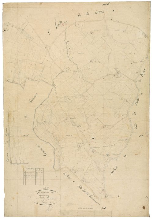 Castel-Sarrazin - Section A, feuille 2