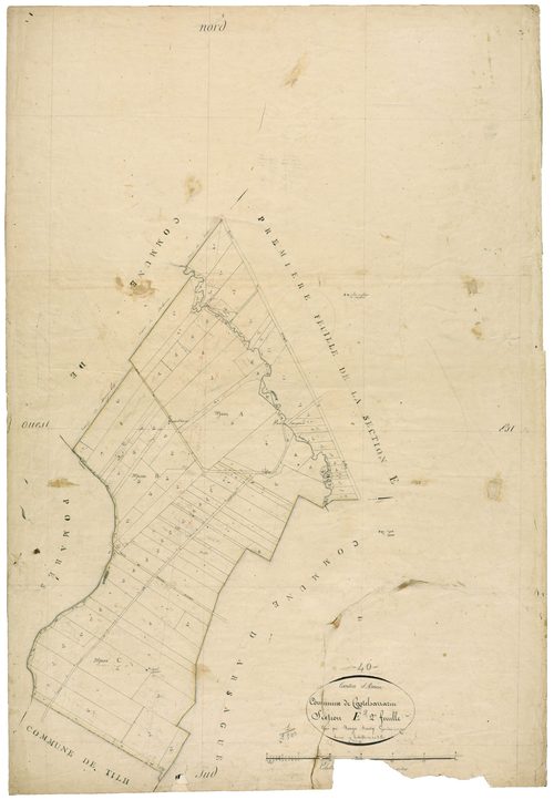 Castel-Sarrazin - Section E, feuille 2