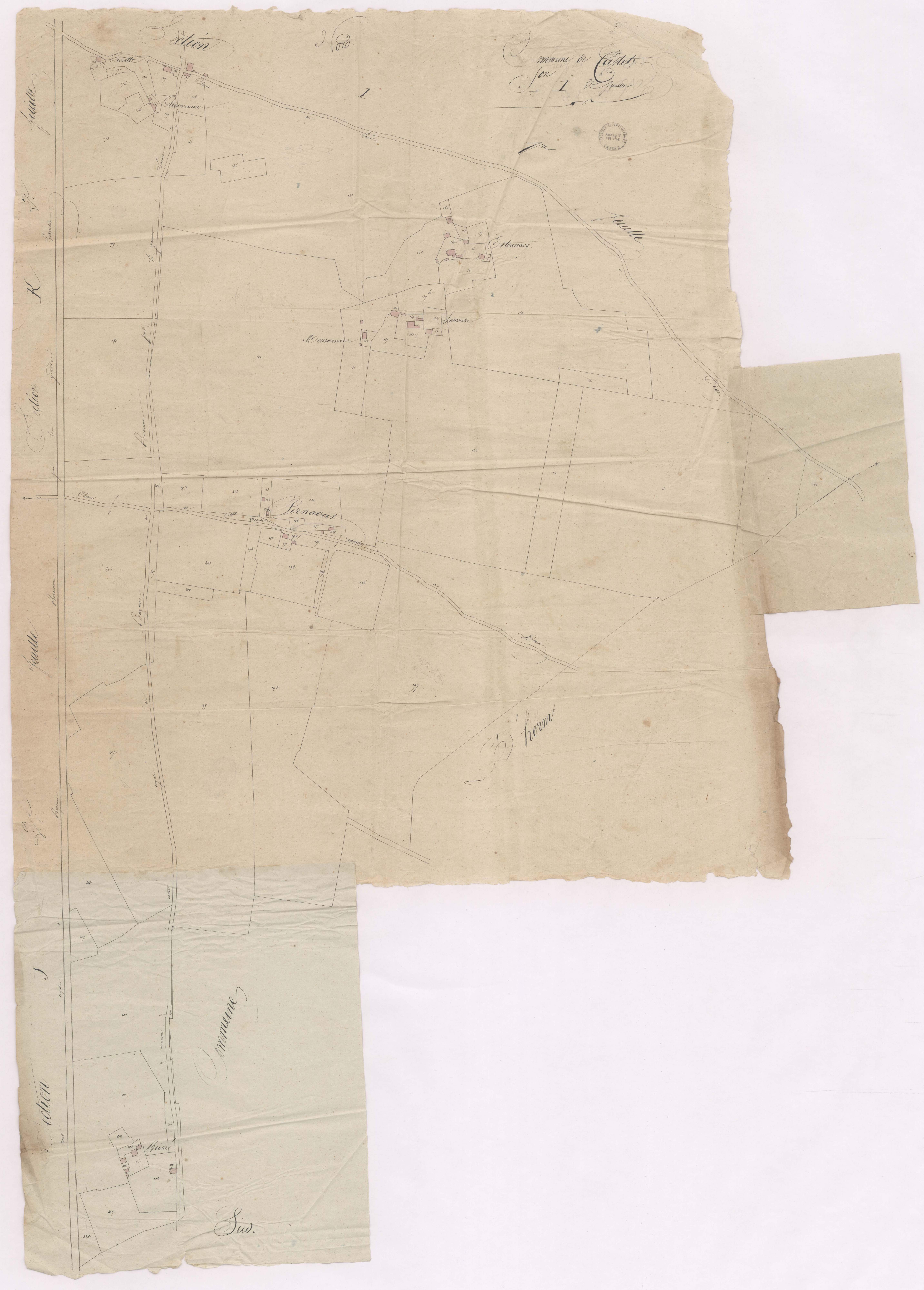 Castets - Section I, 2e feuille