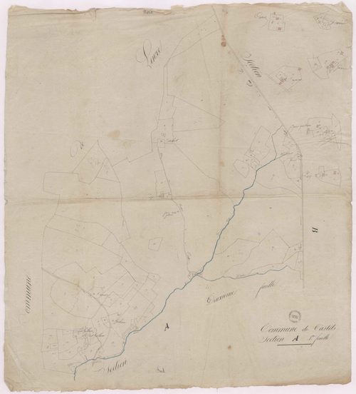Castets - Section A, 1re feuille