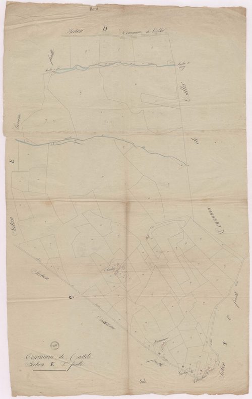 Castets - Section E, 2e feuille