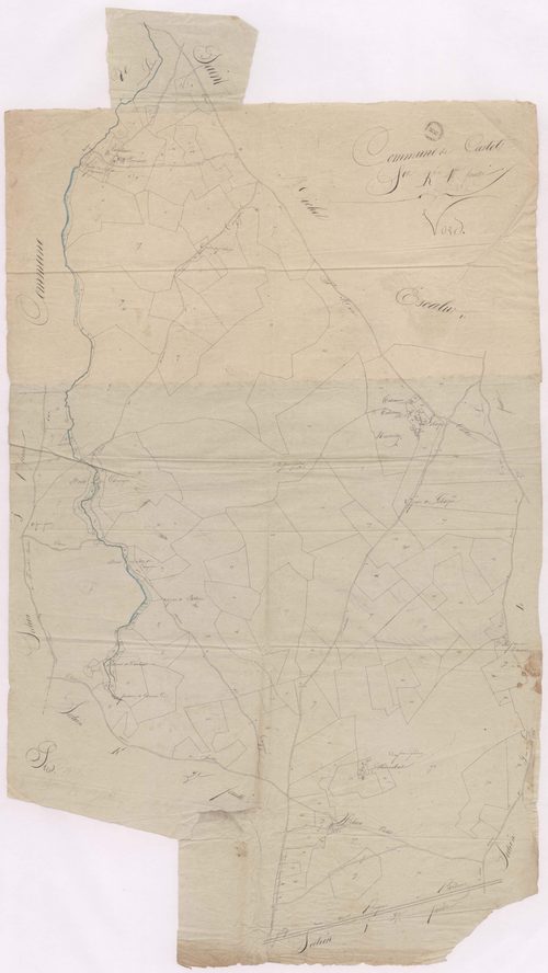 Castets - Section K, 1re feuille