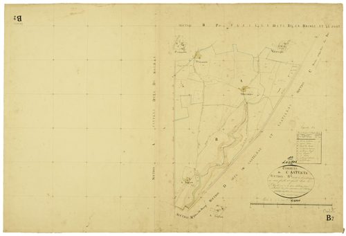 Castets - Section B, feuille 2