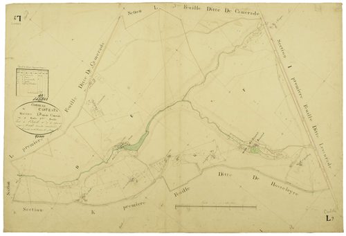 Castets - Section L, feuille 2