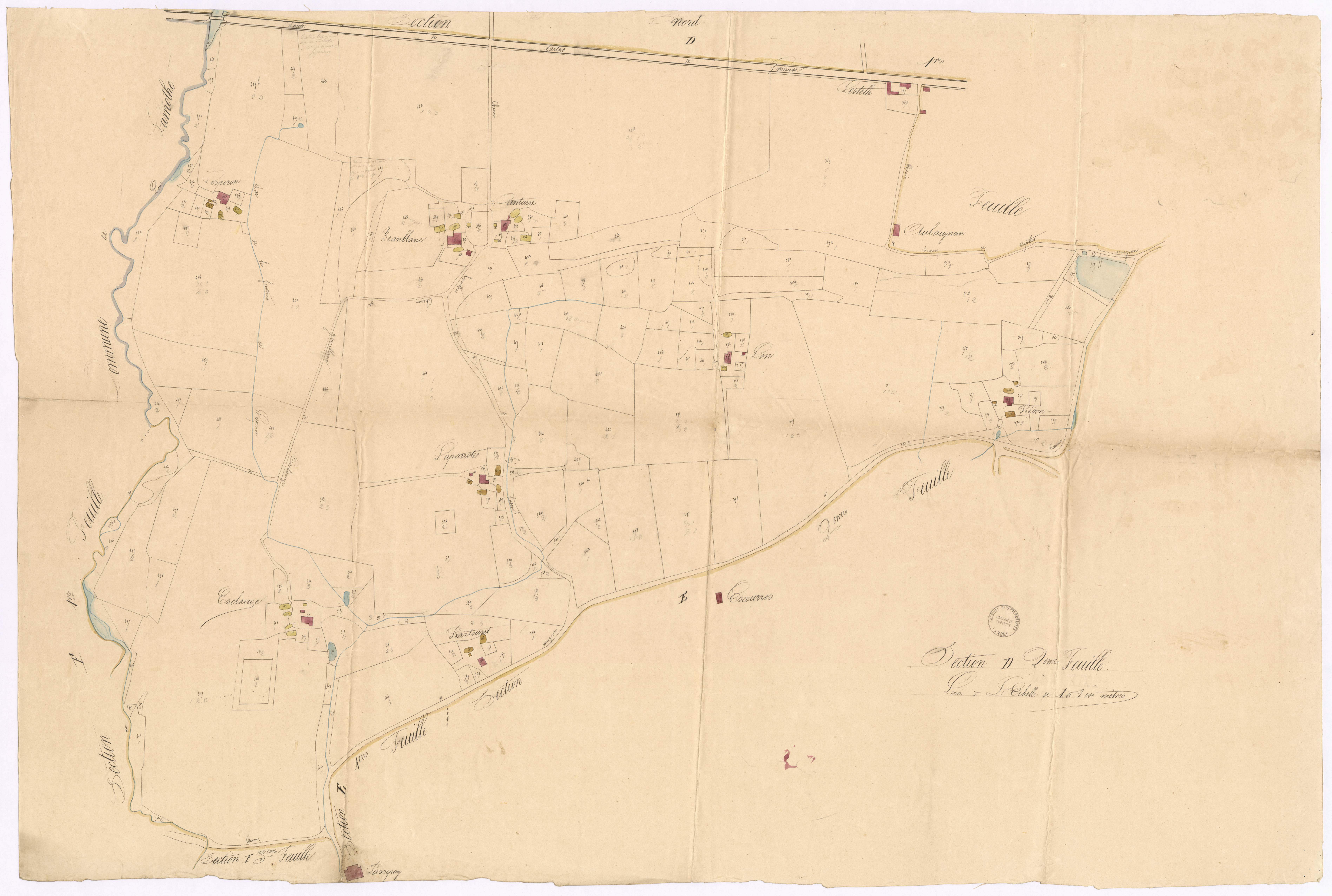 Cauna - Section D, 2e feuille