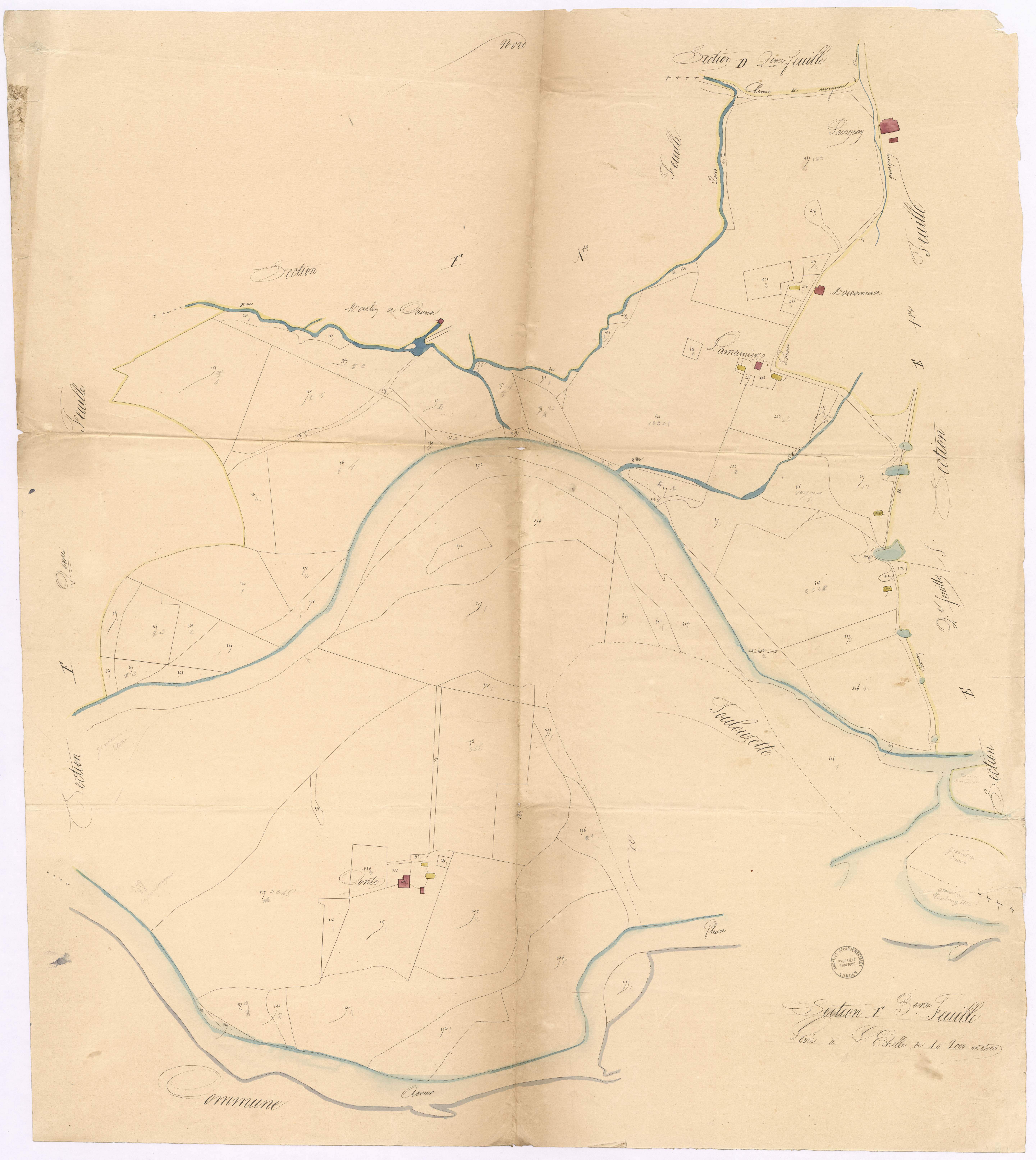 Cauna - Section F, 3e feuille
