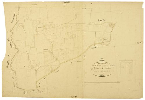 Cauna - Section D, feuille 2