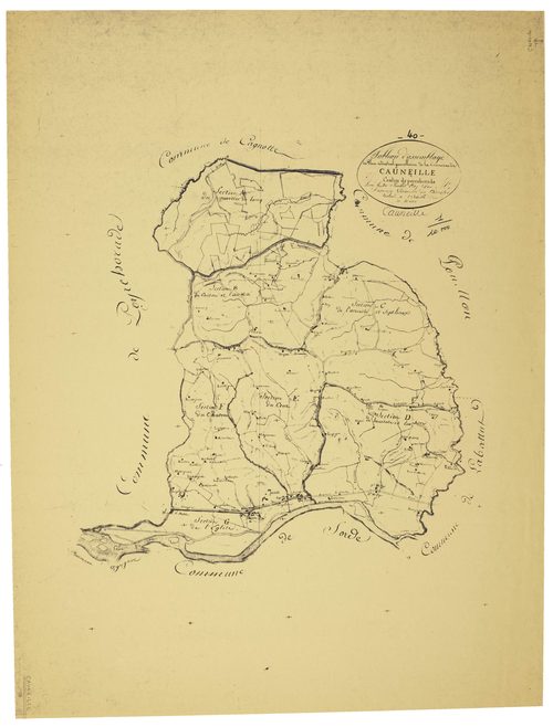 Cauneille - Tableau d'assemblage