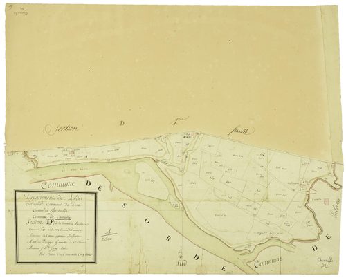 Cauneille - Section D, feuille 2