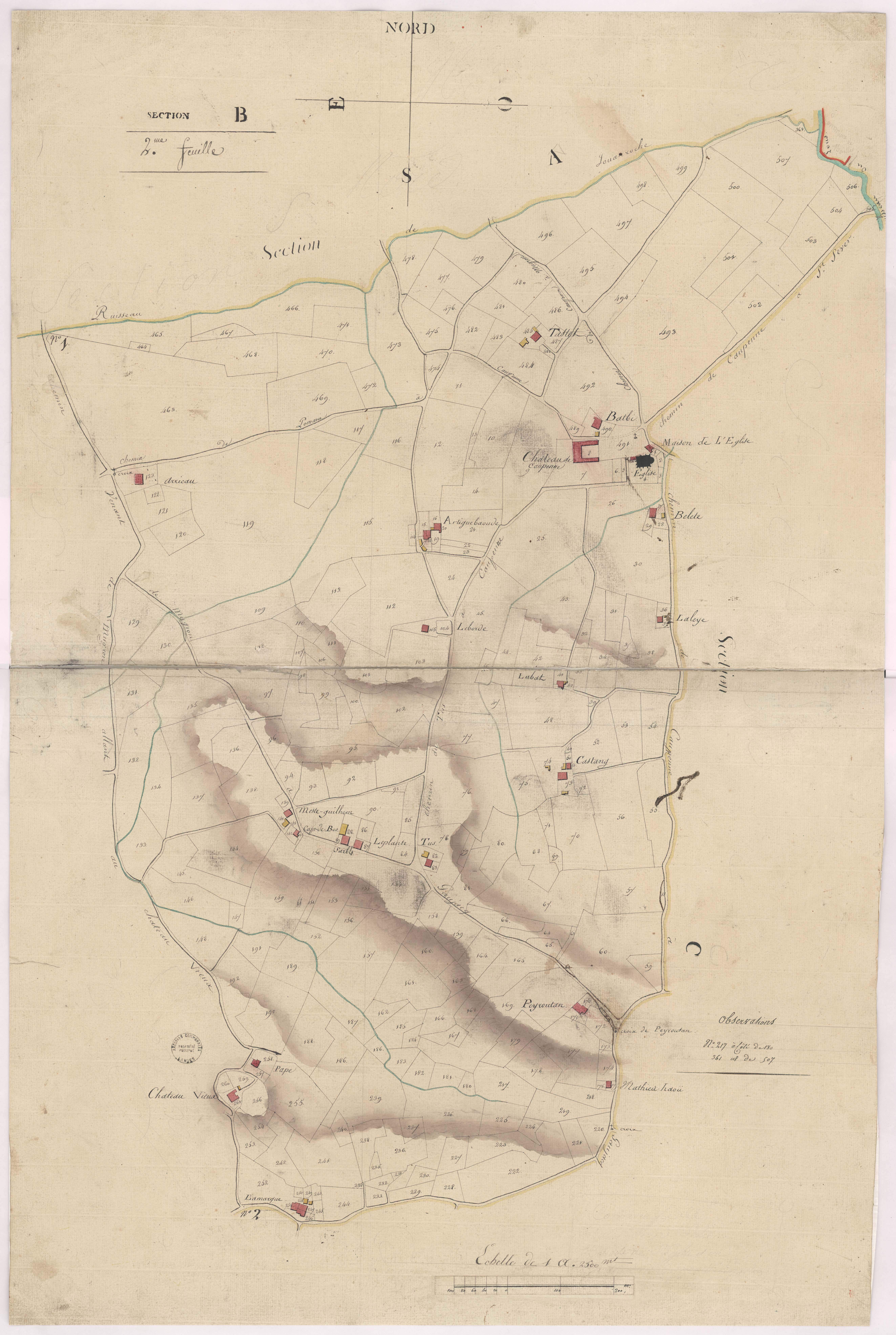 Caupenne - Section B, 2e feuille