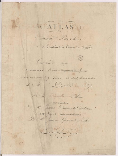 Caupenne - Page de titre