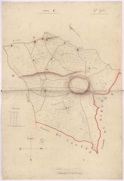Caupenne - Section C, 2e feuille