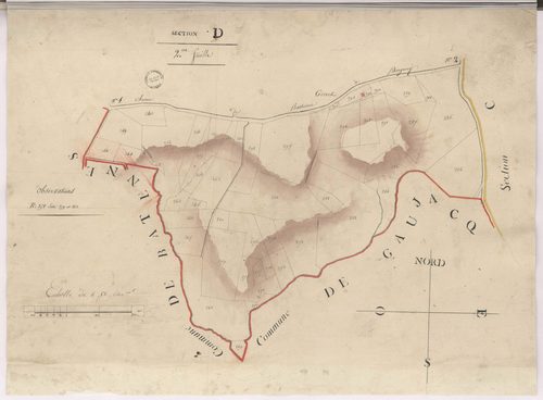 Caupenne - Section D, 2e feuille