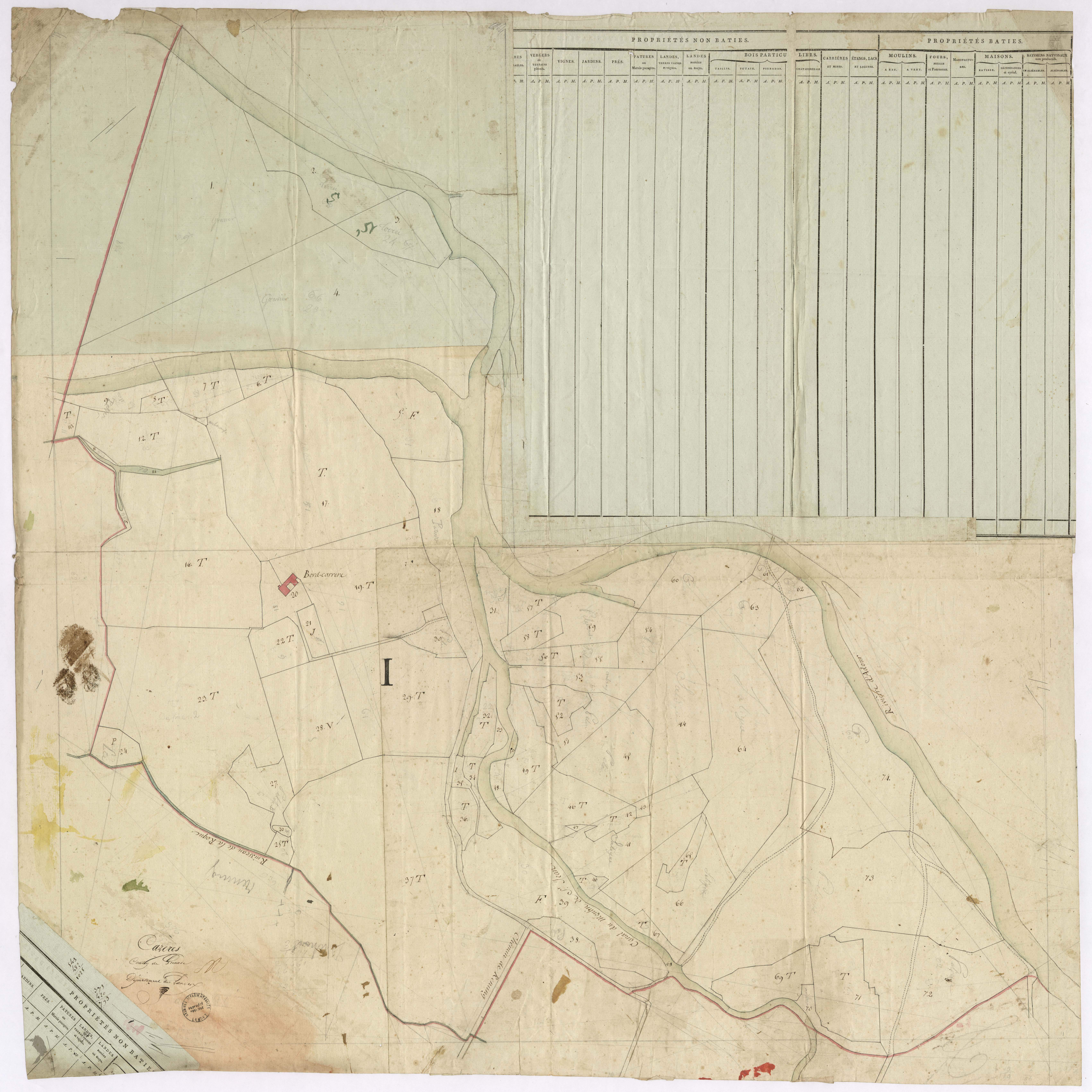 Cazères-sur-l'Adour - Section I