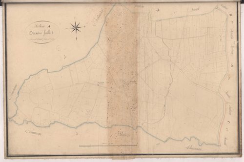 Cazères-sur-l'Adour - Section A, 2e feuille, par Arnaud géomètre
