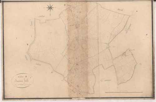 Cazères-sur-l'Adour - Section B, 2e feuille, par Arnaud géomètre