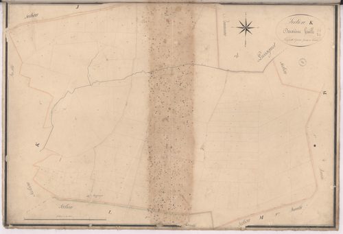 Cazères-sur-l'Adour - Section K, 2e feuille, par Esperon géomètre