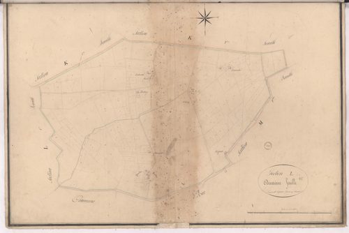Cazères-sur-l'Adour - Section L, 2e feuille, par Esperon géomètre