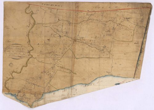 Cère - Section B, dite de l'Eglise, par Dumartin géomètre