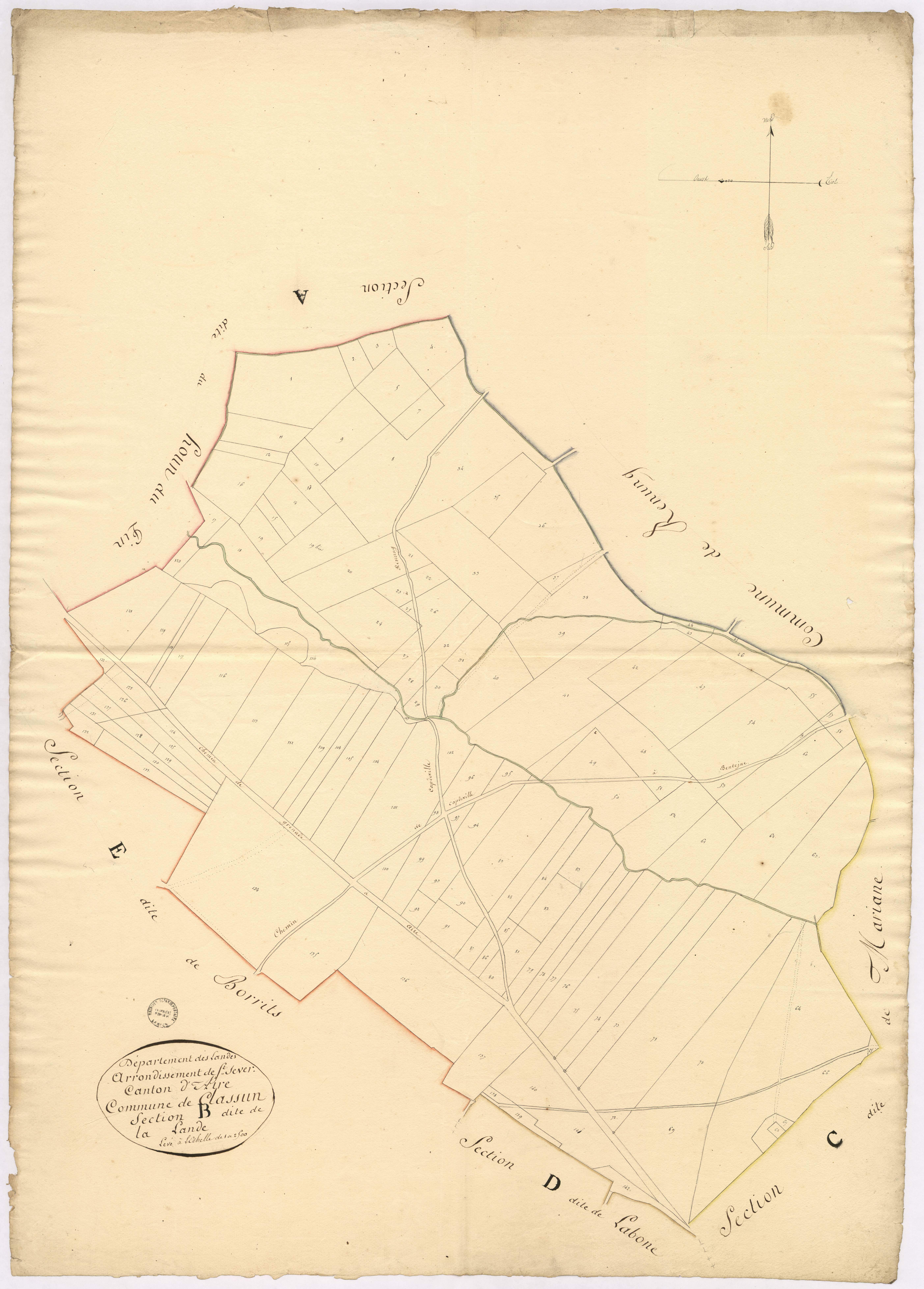 Classun - Section B, dite de la Lande