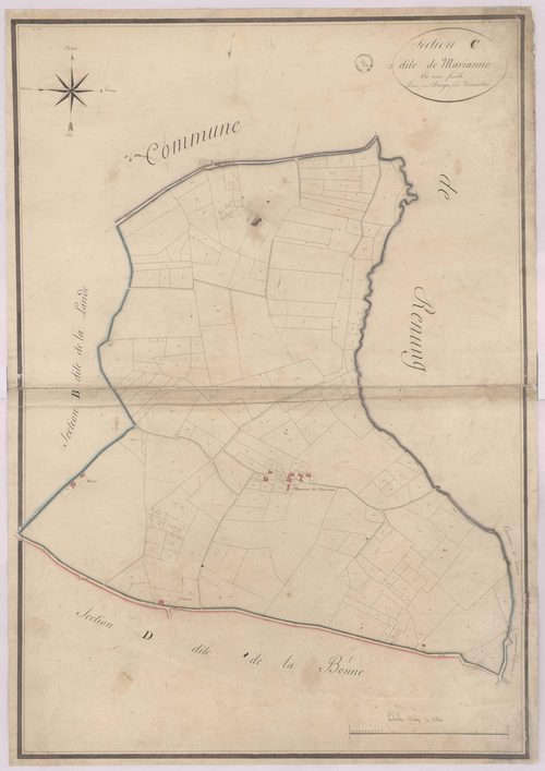 Classun - Section C, dite de Marianne, par Dauga fils géomètre