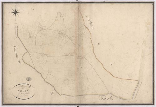 Clèdes - Section C, de Bruix, 2e feuille, par Prèneron géomètre