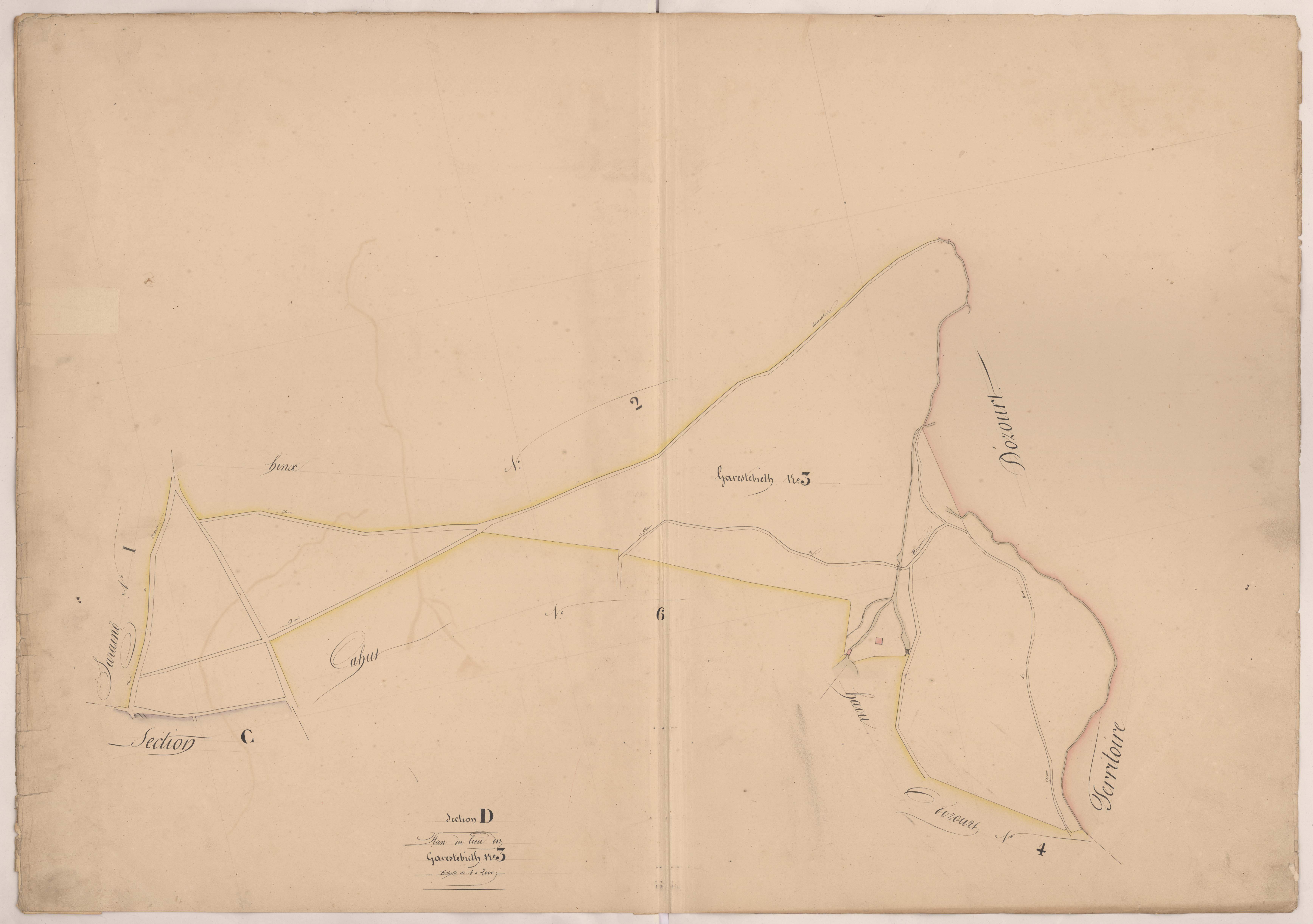 Clermont - Garestebielle, n° 3 (sans indications de détail sur les parcelles)
