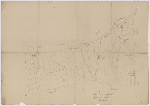 Clermont - Plan du lieu-dit Yertot de Bouteillan, n° 5 et 6