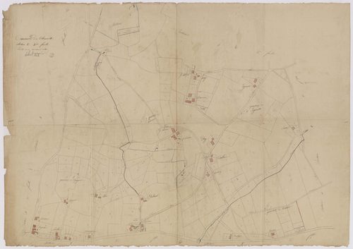 Clermont - Plan du lieu-dit Quartier d'Espagnau, n° 4 à 7
