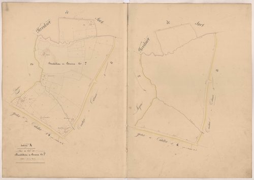 Clermont - Plans des lieux-dits Bouteillau et Brana, n° 7